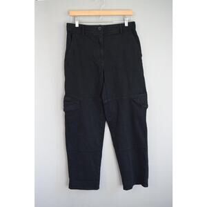 Wilfred Free Pants Womens 8 Cargo High Rise Relaxed Fit Utility Pockets